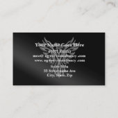 Bitcoin投資コンサルタント、イーグルロゴ 名刺 (裏面)