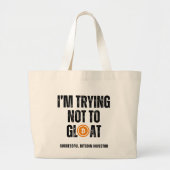 Bitcoin投資家I't TRY NOT GLOAT ラージトートバッグ (正面)