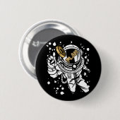 Bitcoin暗号通貨プランB宇宙飛行士 缶バッジ (正面&裏面)