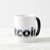 Bitcoin暗号通貨モーフィングマグコーヒ茶 モーフィングマグカップ (正面右)