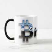 Bitcoin暗号通貨モーフィングマグコーヒ茶 モーフィングマグカップ (左)