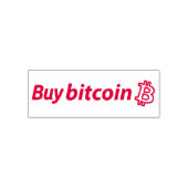 BITCOIN自己買インキングのラバーマネースタンプ セルフインキングスタンプ (デザイン)