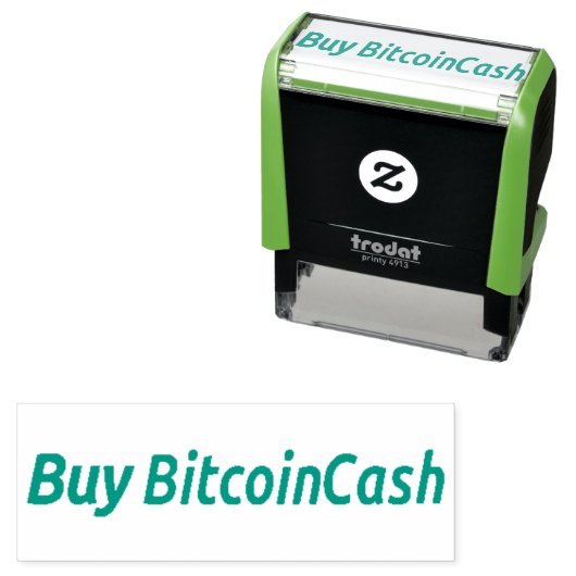 Bitcoin買Cashの自墨通貨スタンプ セルフインキングスタンプ (インサイチュ)