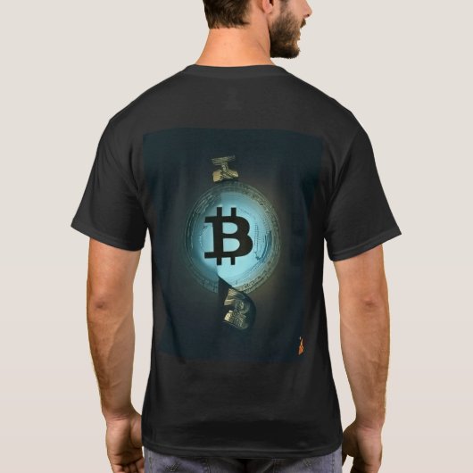 「Bitcoin革命：未来の衣服」 Tシャツ (裏面)