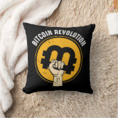 Bitcoin革命Cryptocurrency Trader仮想C クッション (ブランケット)