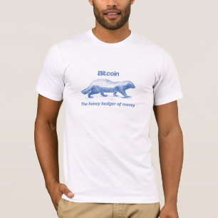 Bitcoin -お金のラーテル tシャツ
