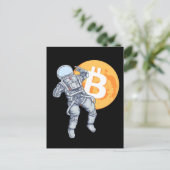 BITCOIN – クリプト宇宙飛行士 – 月へ シーズンポストカード (スタンド正面)