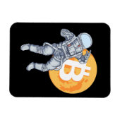 BITCOIN – クリプト宇宙飛行士 – 月へ マグネット (横)