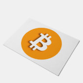 "BITCOIN " ドアマット (アングル)
