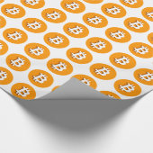"BITCOIN " ラッピングペーパー (角)