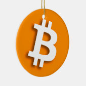 "BITCOIN" (両面) セラミックオーナメント (右)