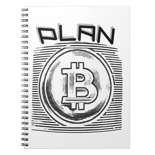 Bitcoin - 暗号資産プランB ノートブック (正面)