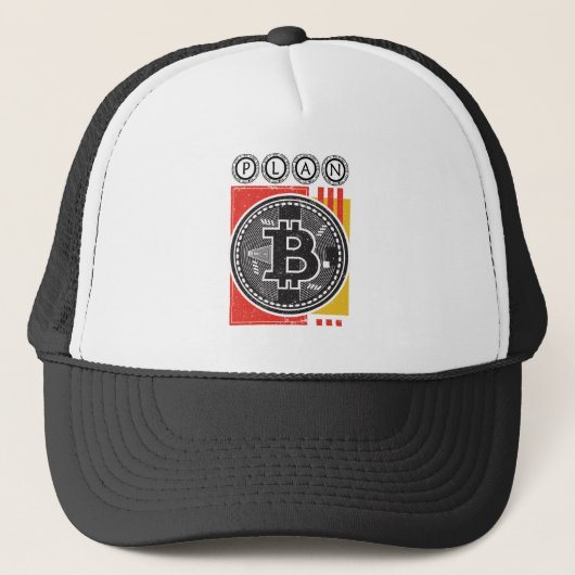 Bitcoin - 暗号通貨 - プランB キャップ (正面)