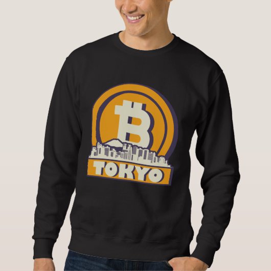 Bitcoin 東京都 Skyline  Tokyo Bitcoin Maximalist スウェットシャツ (正面)