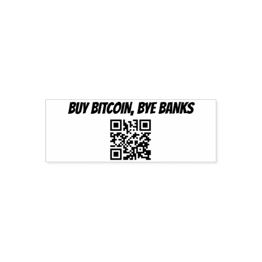 Bitcoin 買 Bye Banks Self Inking Crypto Stamp セルフインキングスタンプ (デザイン)
