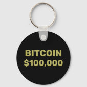 Bitcoin 100000お祝い キーホルダー (正面)