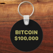 Bitcoin 100000お祝い キーホルダー (裏面)