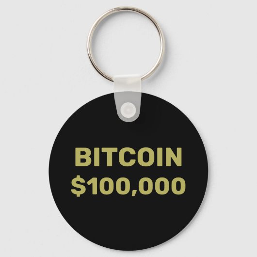Bitcoin 100000お祝い キーホルダー (裏面)
