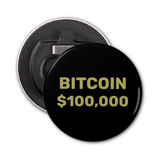 Bitcoin 100000お祝い 栓抜き (正面)