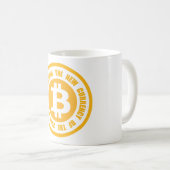 Bitcoin 21世紀の新しい通貨 コーヒーマグカップ (正面右)