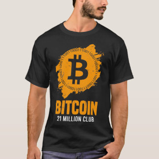 Bitcoin 2100万クラブETH金ゴールドHODL智史 Tシャツ