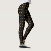 Bitcoin 3 D Logo Leggings - Cryptocurrency girl レギンス (右)