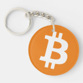 Bitcoin Acrylic Keychain Rep キーホルダー (正面)