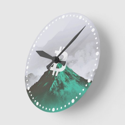 Bitcoin All-Time-High (ATH) ラウンド壁時計 (傾斜)