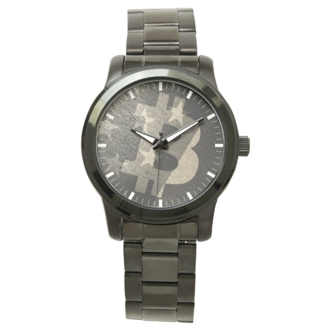 Bitcoin America ₿ (Vintage) Watch 腕時計 (正面)
