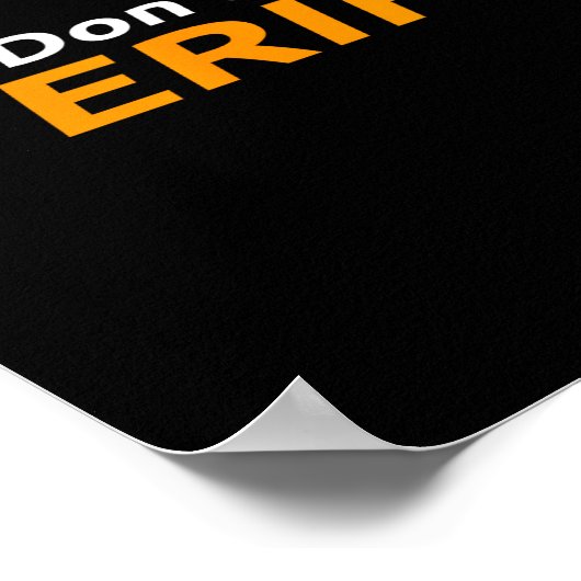 Bitcoin And Crypto As Money Payment - Don't Trust, ポスター (角)