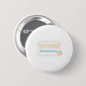 Bitcoin Barbershop Merchandise 缶バッジ (正面&裏面)