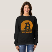 Bitcoin Barcelona Skyline  Barcelona Bitcoin Maxim スウェットシャツ (正面フル)