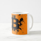  Bitcoin Becher コーヒーマグカップ (正面右)