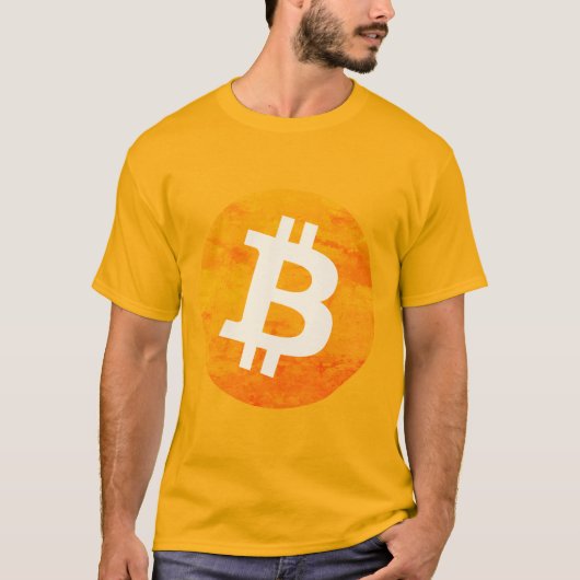 Bitcoin Big ₿ (Style: 2) Tシャツ (正面)