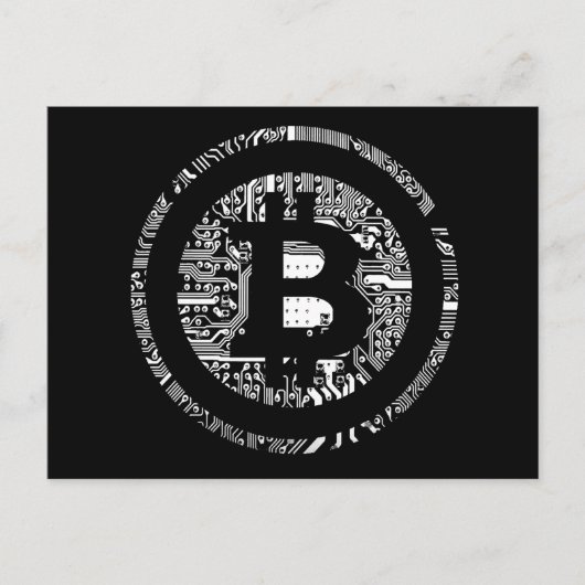 Bitcoin Black版 ポストカード (正面)