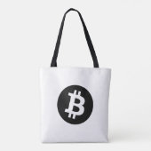 Bitcoin (Black) トートバッグ (裏面)