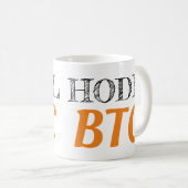 Bitcoin Blockchain Mug - Cryptocurrency  コーヒーマグカップ (正面右)