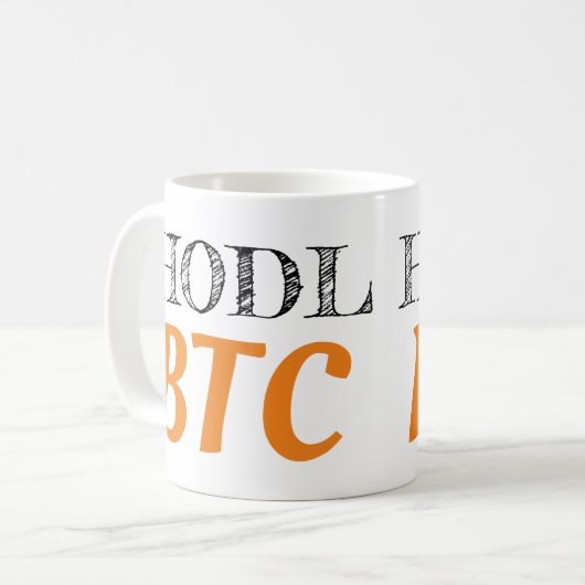 Bitcoin Blockchain Mug - Cryptocurrency  コーヒーマグカップ (正面左)
