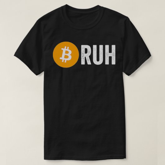 Bitcoin Bruh投資家おもしろいミーム暗号通貨Gi Tシャツ (デザイン正面)
