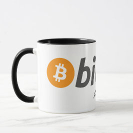 Bitcoin BTCは|のマグをここに受け入れました マグカップ