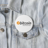 Bitcoin BTCは|ボタンをここに受け入れました 缶バッジ (インサイチュ)