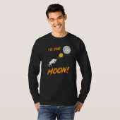 Bitcoin BtcへのMoon Bull CryptocurrencyのHodl Tシャツ (正面フル)