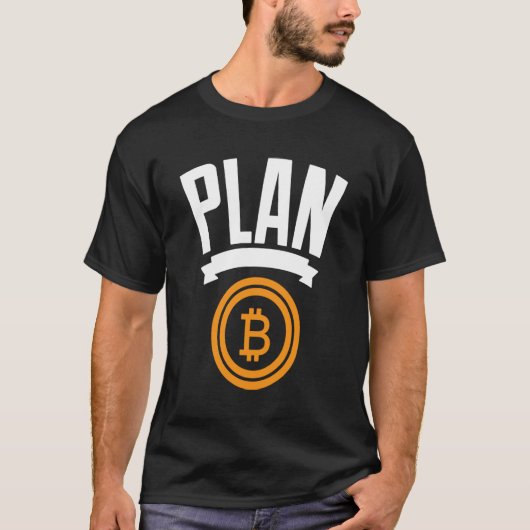 Bitcoin BTCプランBヴィンテージ暗号通貨サトシ Tシャツ (正面)
