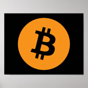 Bitcoin BTCロゴ  ポスター