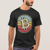Bitcoin BTC暗号通貨暗号ヴィンテージ Tシャツ (正面)