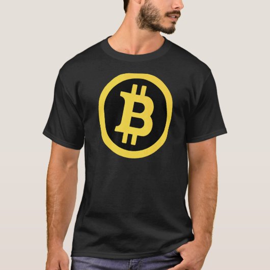 Bitcoin Btc暗号通貨 Tシャツ (正面)