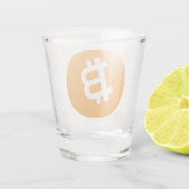 Bitcoin BTC ショットグラス (裏面)