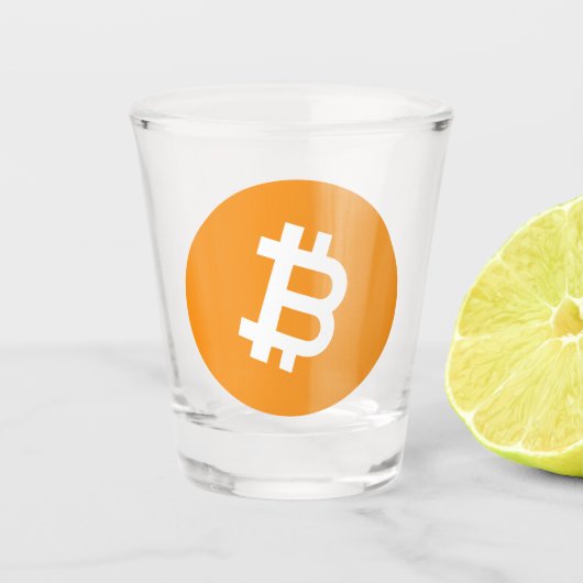 Bitcoin BTC ショットグラス (正面)
