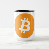 Bitcoin BTC ロゴ マグカップ (中央)