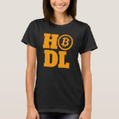 Bitcoin Btc Cryptocurrency Crypto Hodl Dogecoin Tシャツ (正面)